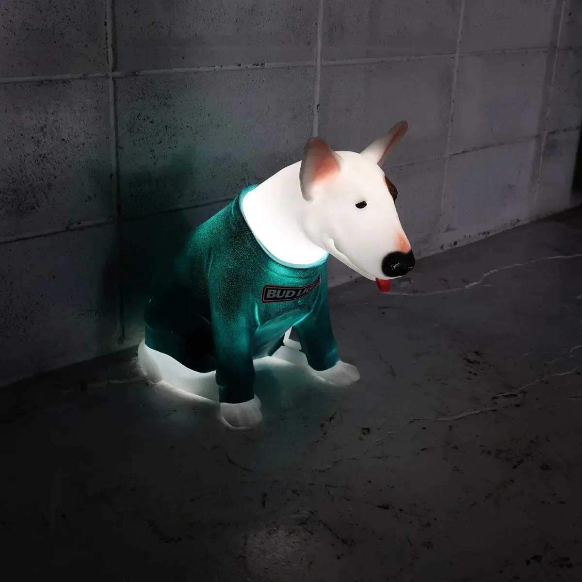 80's BUD LIGHT バド犬ライトサイン Spuds Mackenzie
