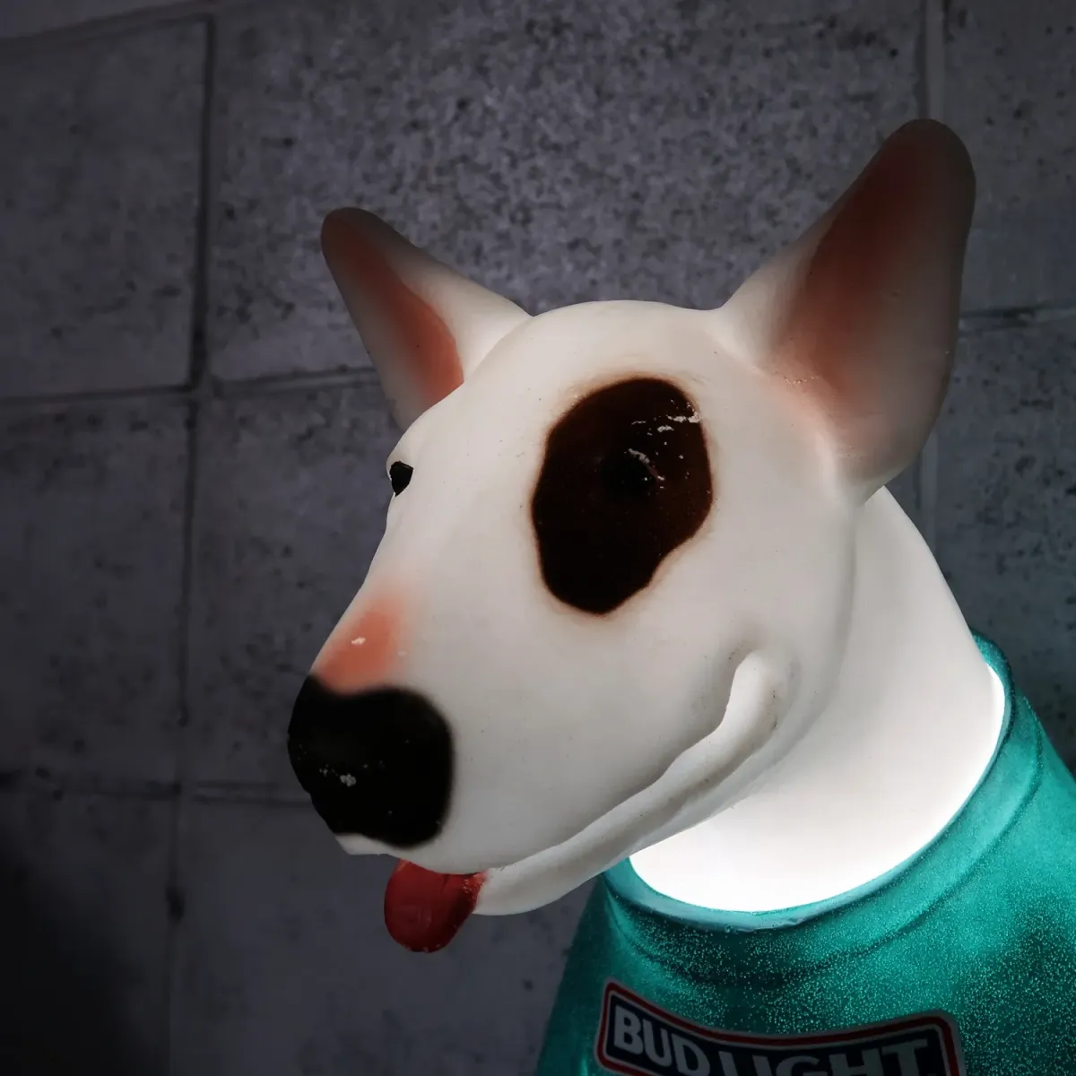80's BUD LIGHT バド犬ライトサイン Spuds Mackenzie
