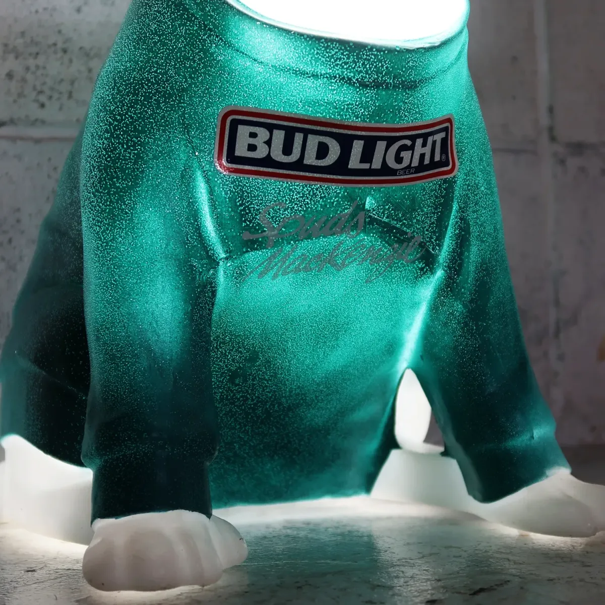 80's BUD LIGHT バド犬ライトサイン Spuds Mackenzie