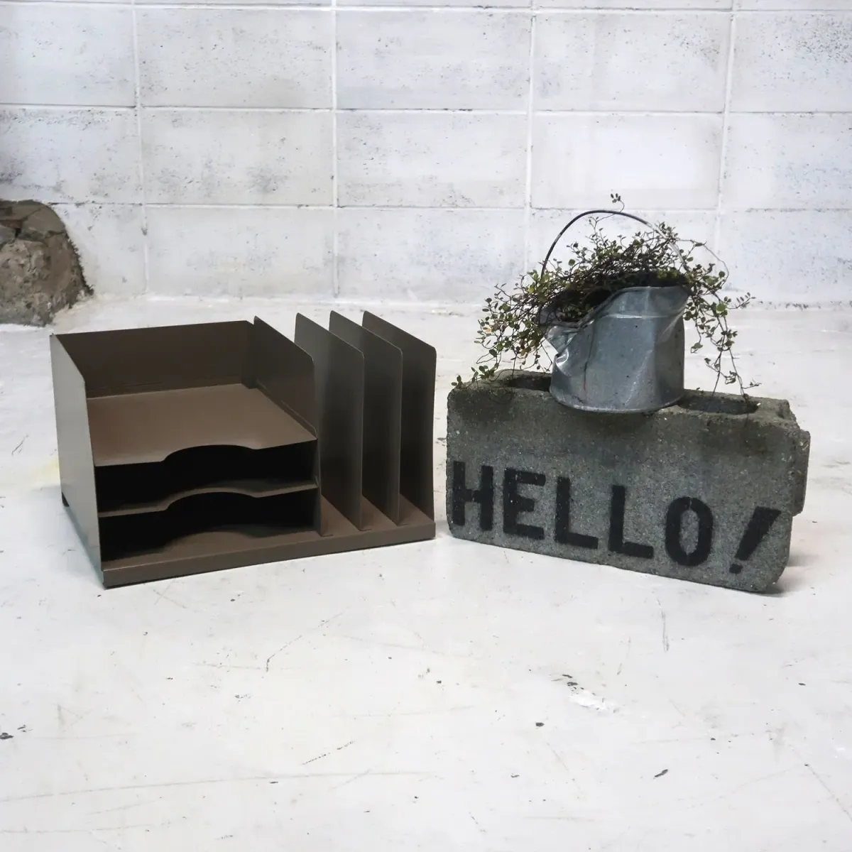 ビンテージ デスクオーガナイザー