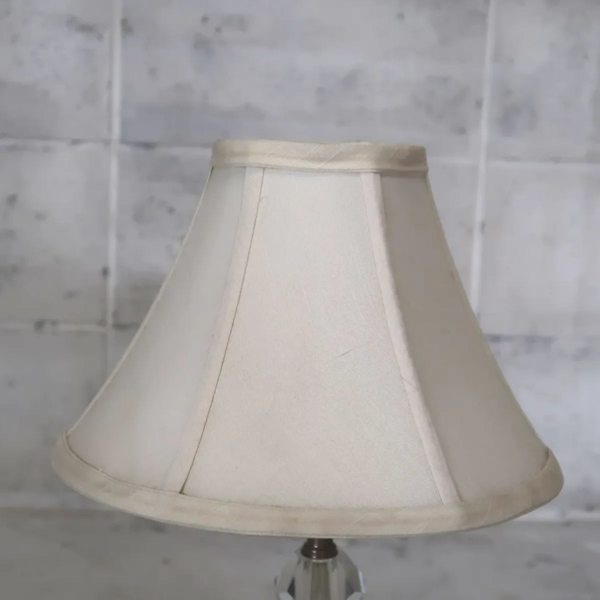 アンティーク ガラスベース テーブルランプ