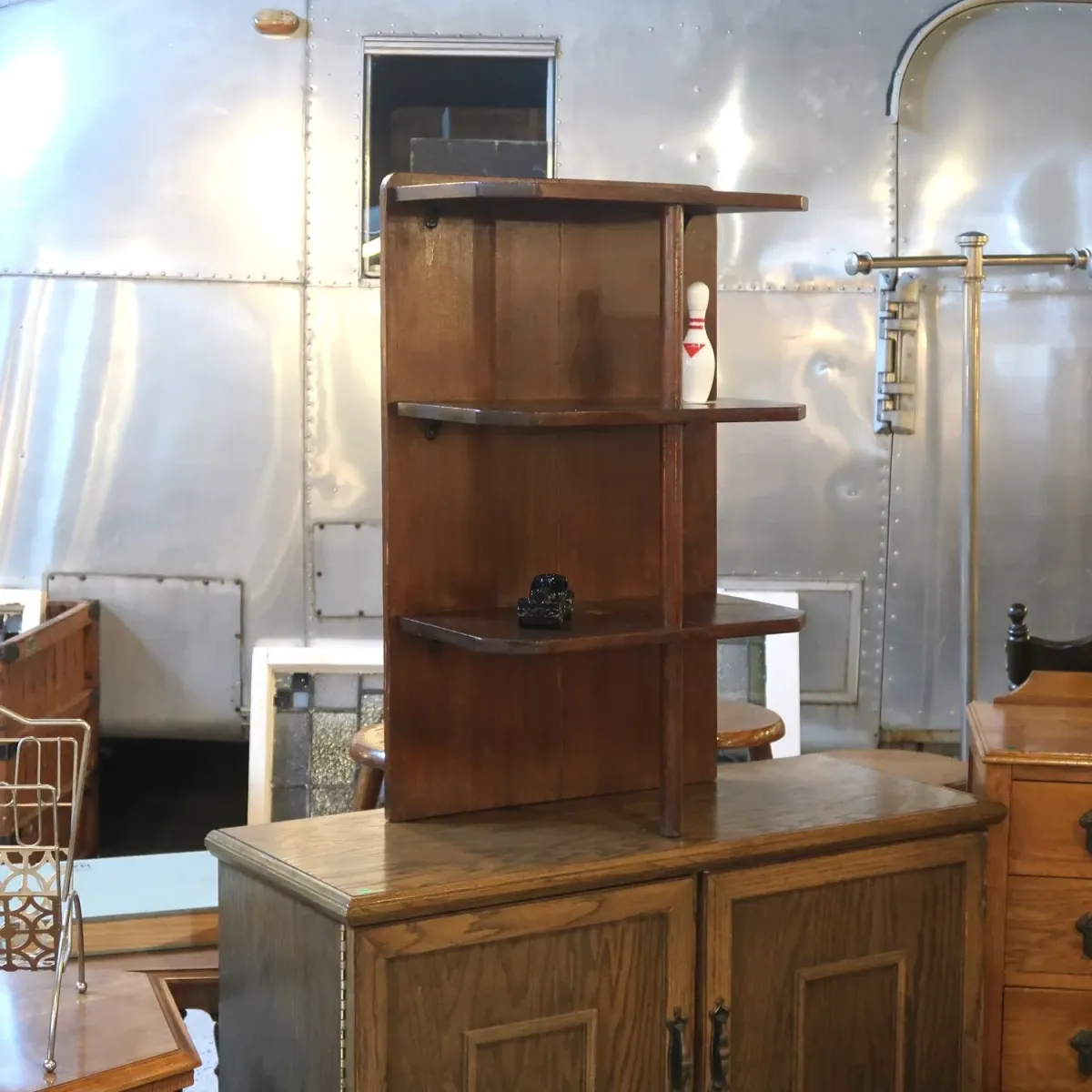 40‘s アンティーク ウッドシェルフ