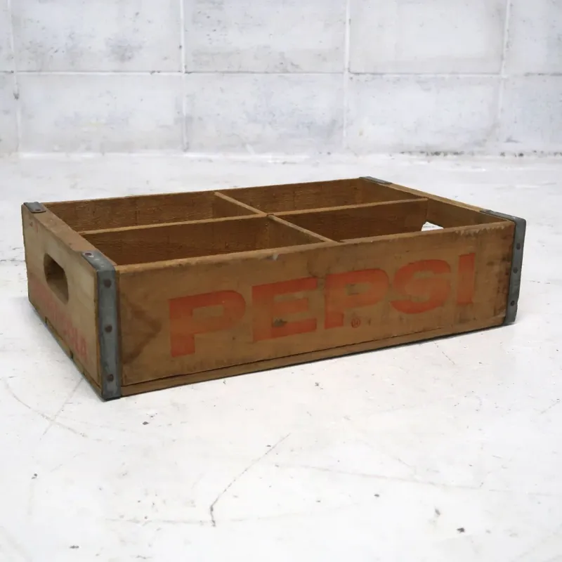 ペプシコーラ ビンテージ ウッドボックス