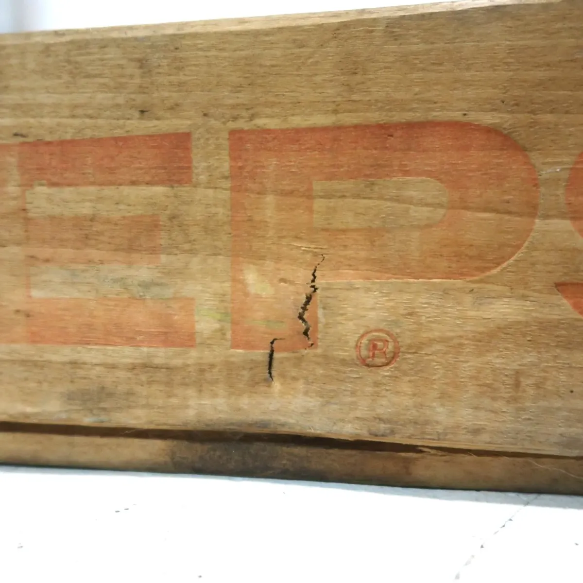 ペプシコーラ ビンテージ ウッドボックス