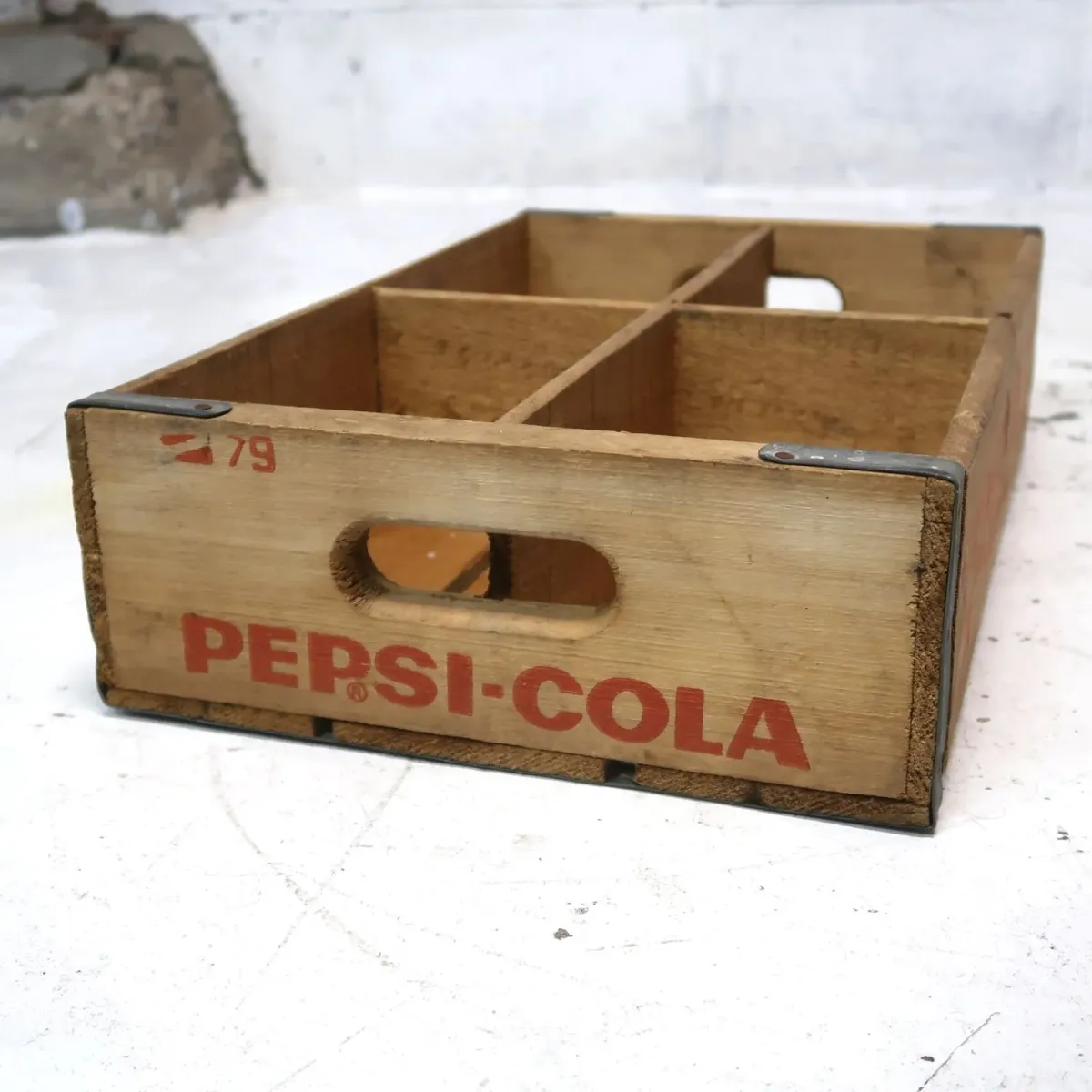 ペプシコーラ ビンテージ ウッドボックス