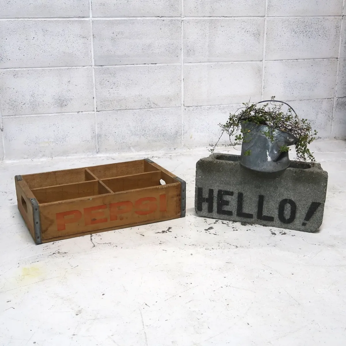 ペプシコーラ ビンテージ ウッドボックス