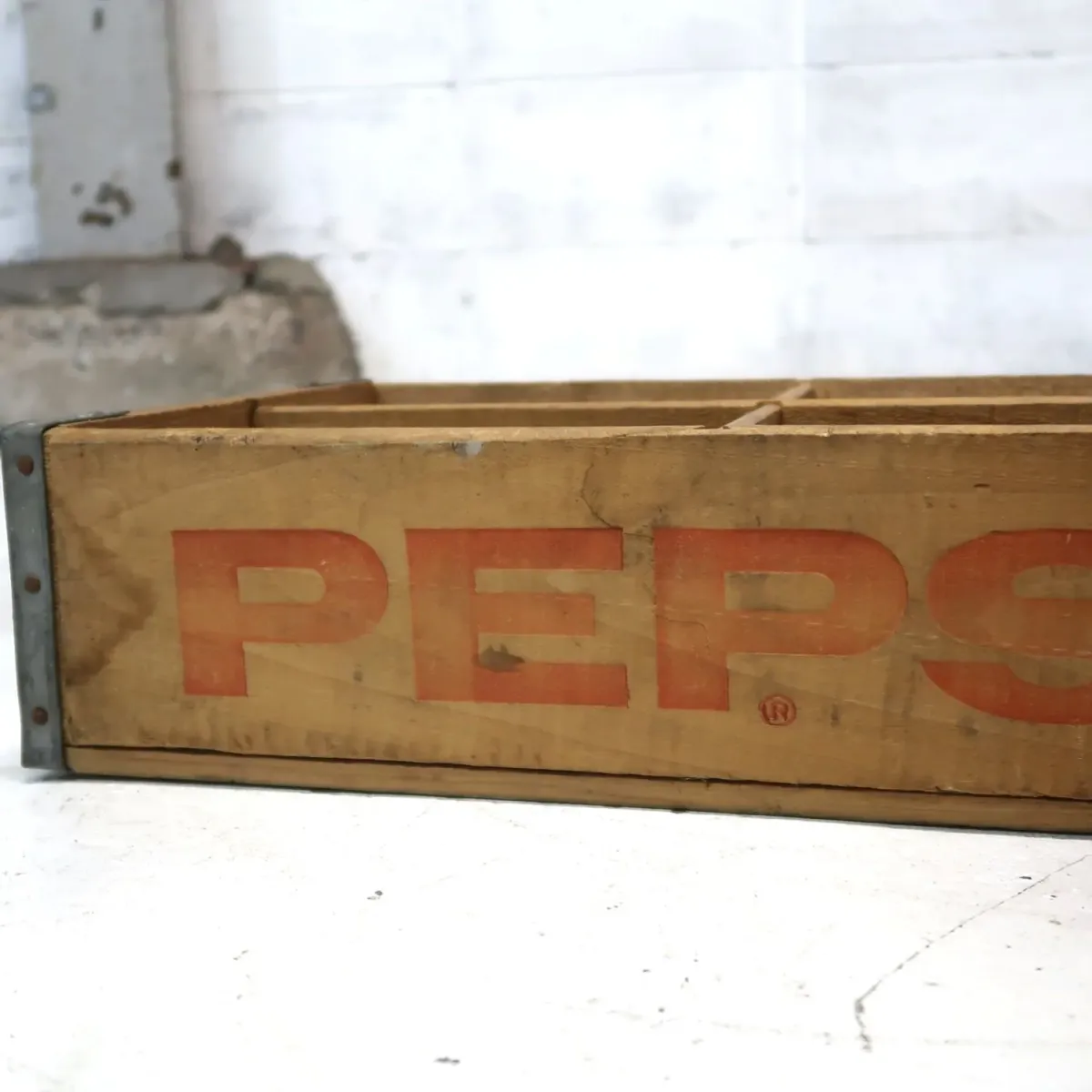 ペプシコーラ ビンテージ ウッドボックス