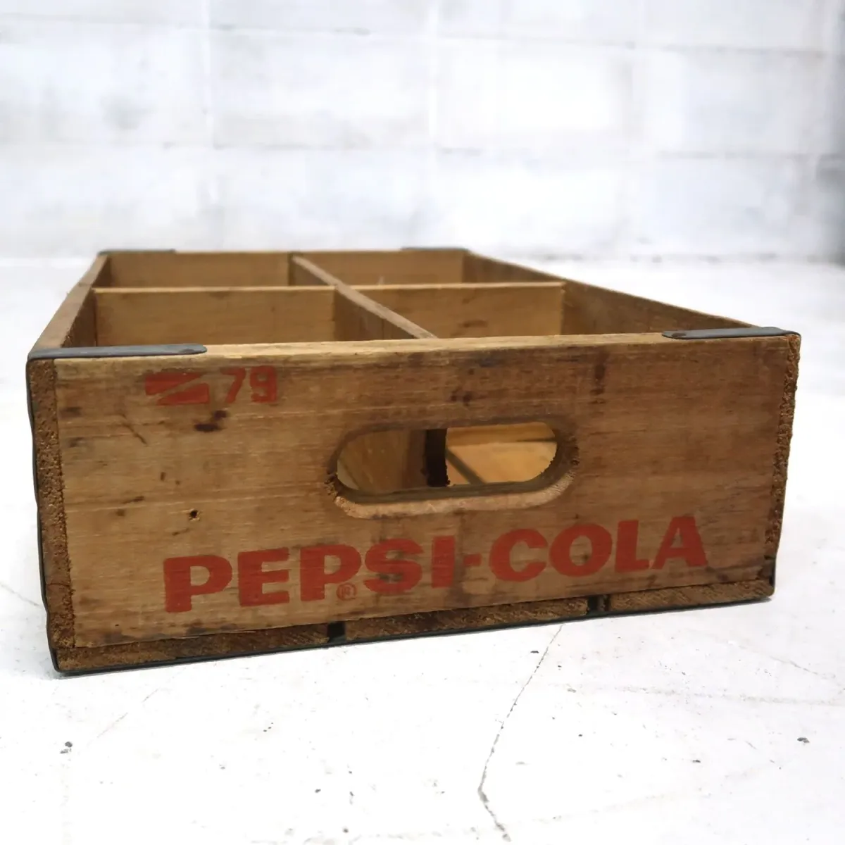 ペプシコーラ ビンテージ ウッドボックス