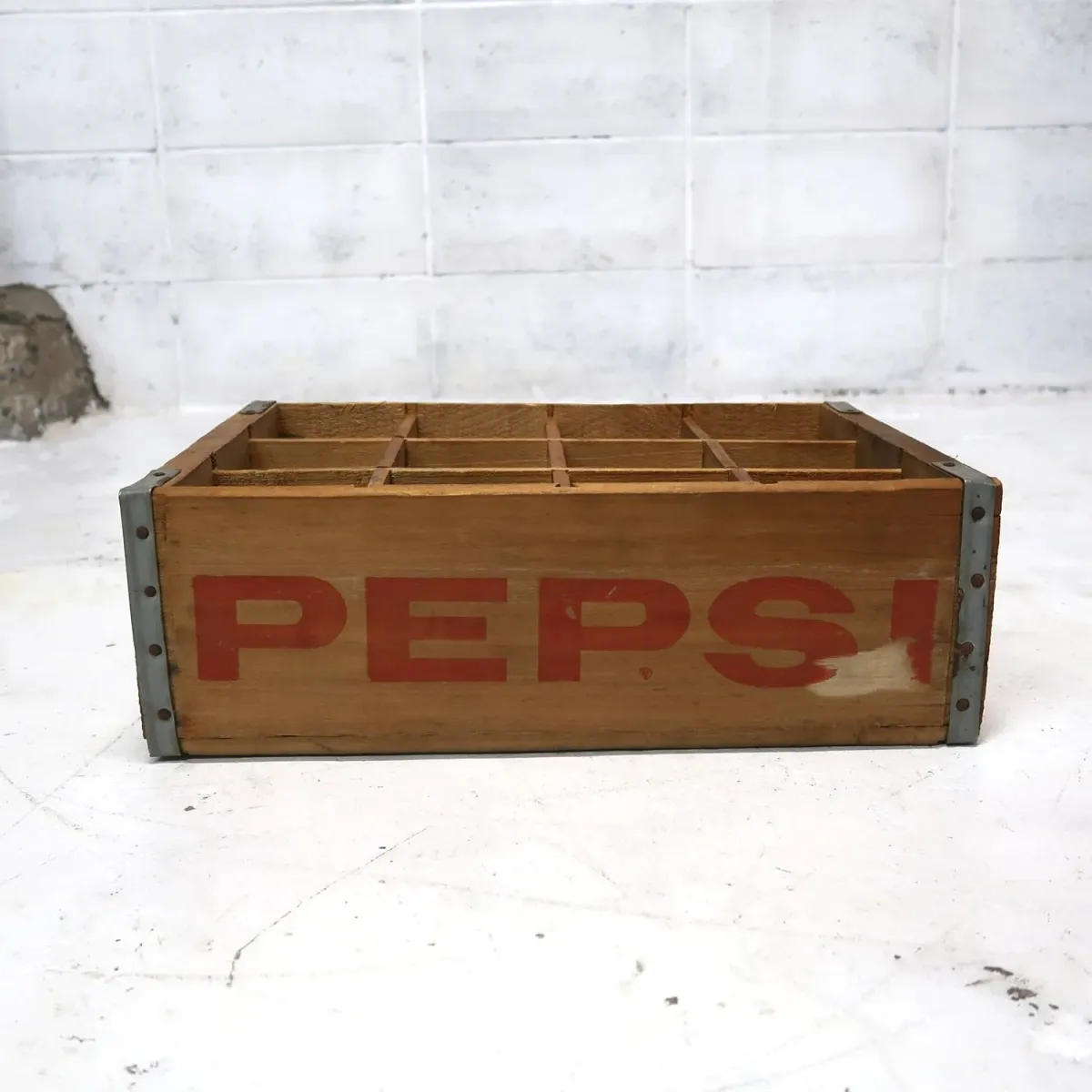 ペプシコーラ ビンテージ ウッドボックス