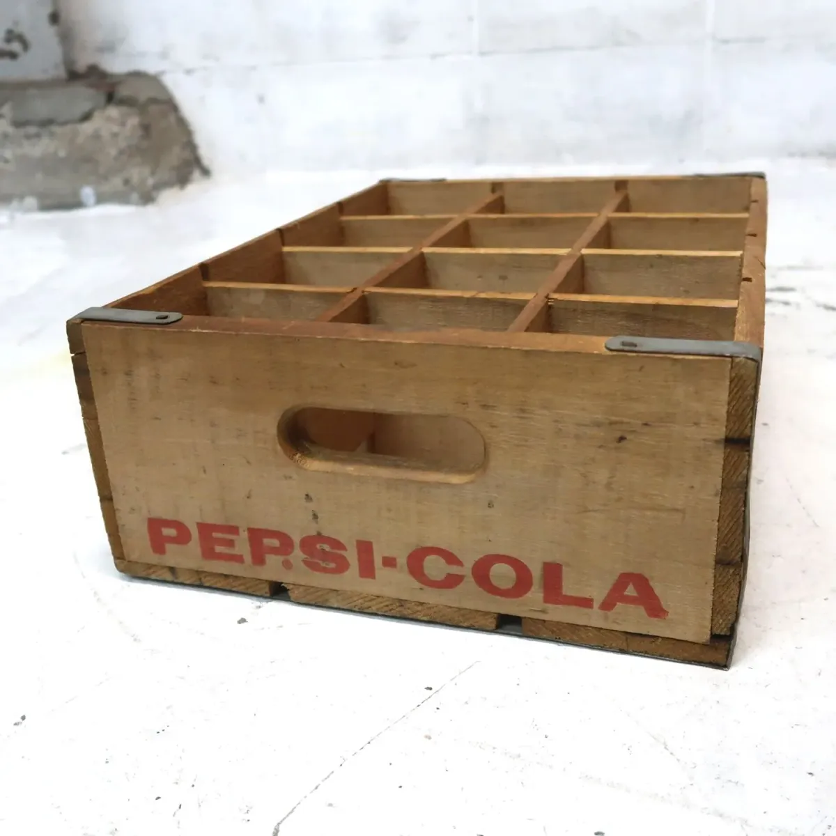ペプシコーラ ビンテージ ウッドボックス