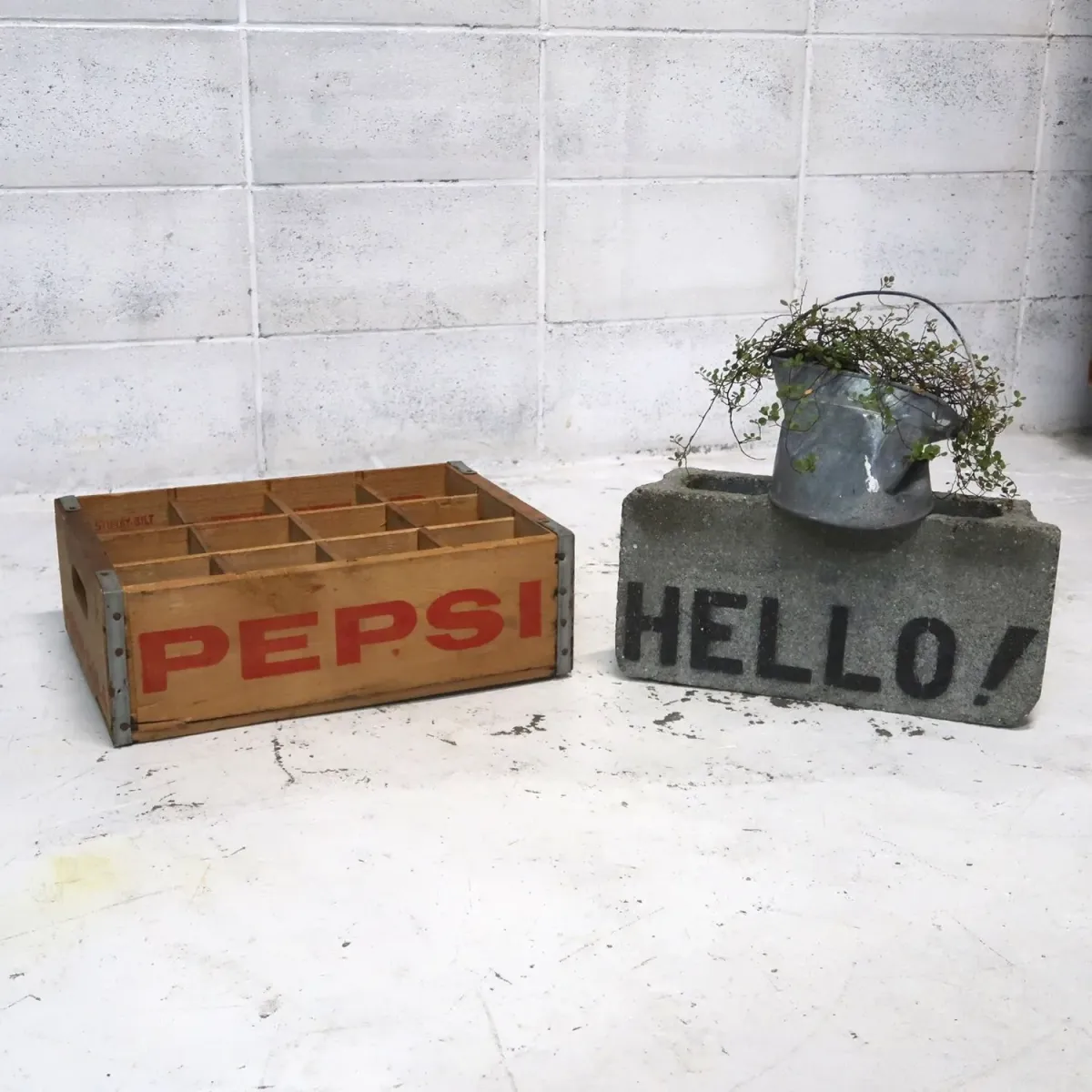 ペプシコーラ ビンテージ ウッドボックス