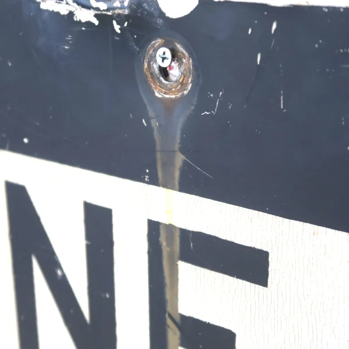 ONE WAY ビンテージ ロードサイン