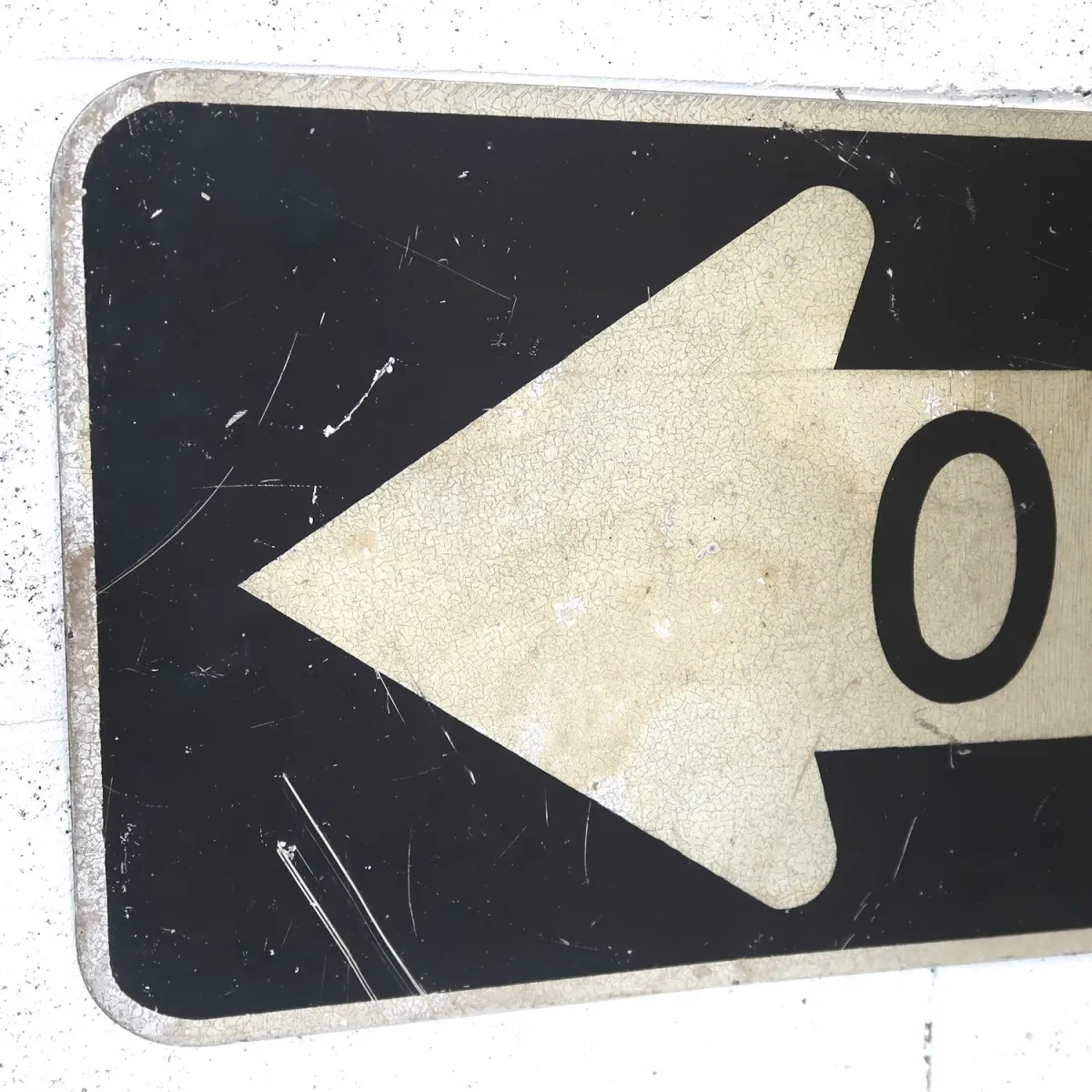 ONE WAY ビンテージ ロードサイン