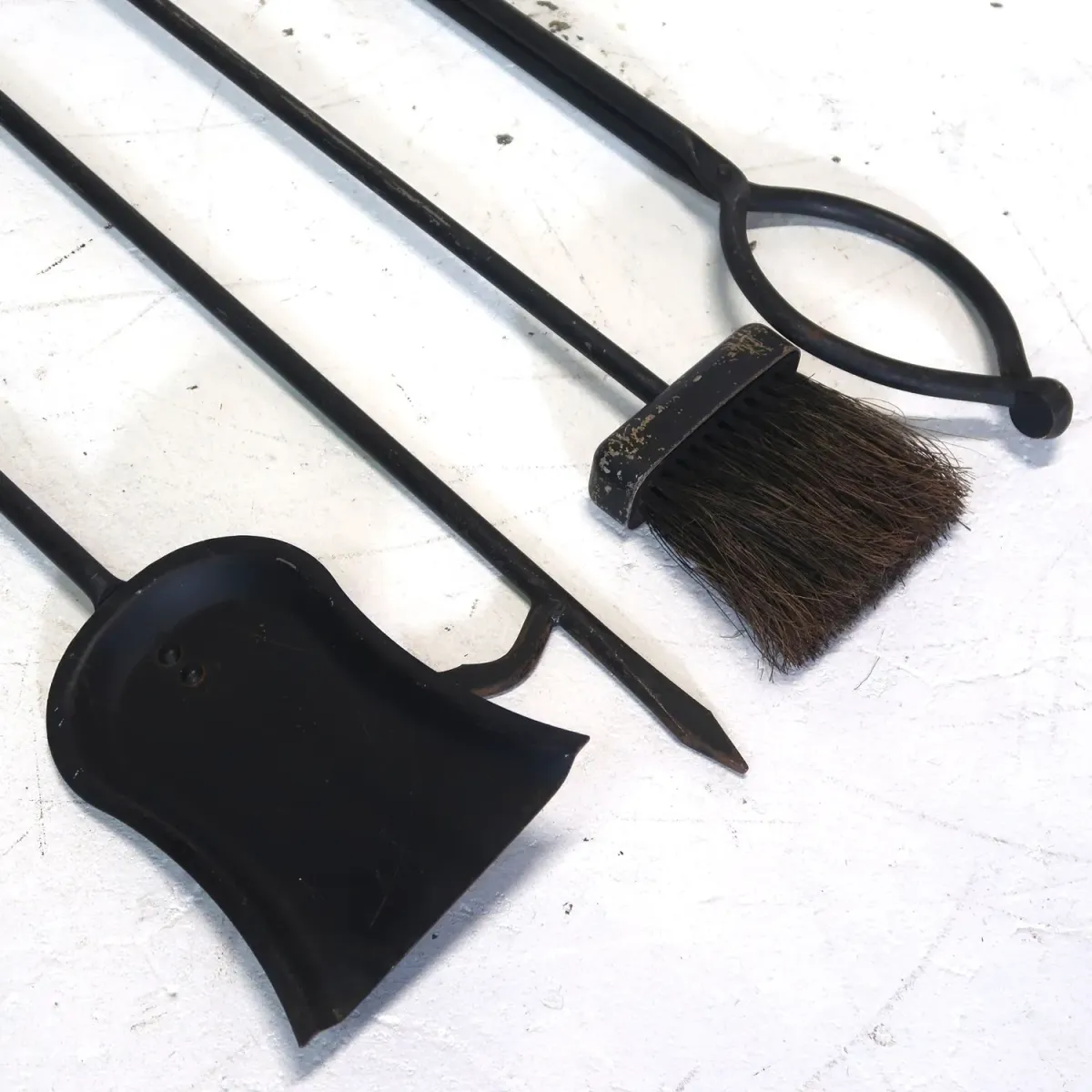 THE ADAMS CO. ビンテージ メタル ファイヤーツールセット