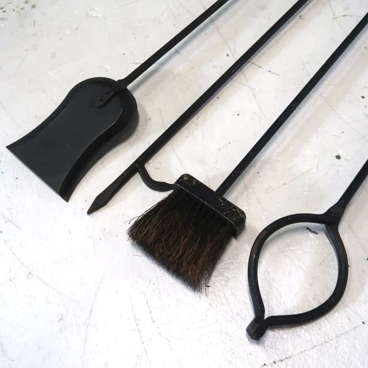 THE ADAMS CO. ビンテージ メタル ファイヤーツールセット