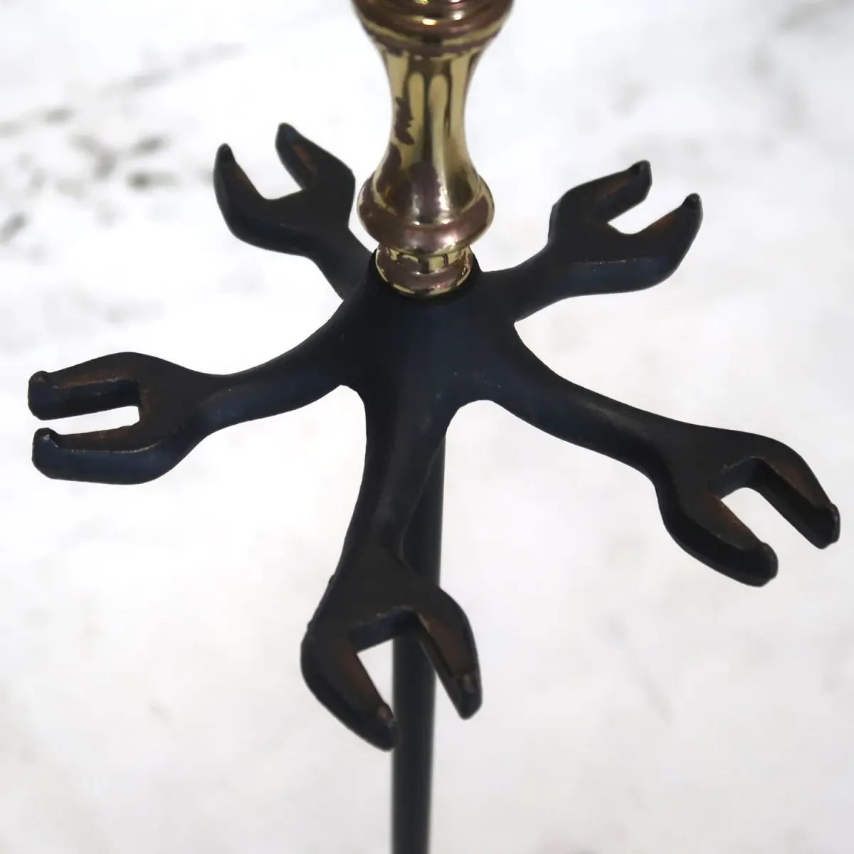 THE ADAMS CO. ビンテージ メタル ファイヤーツールセット