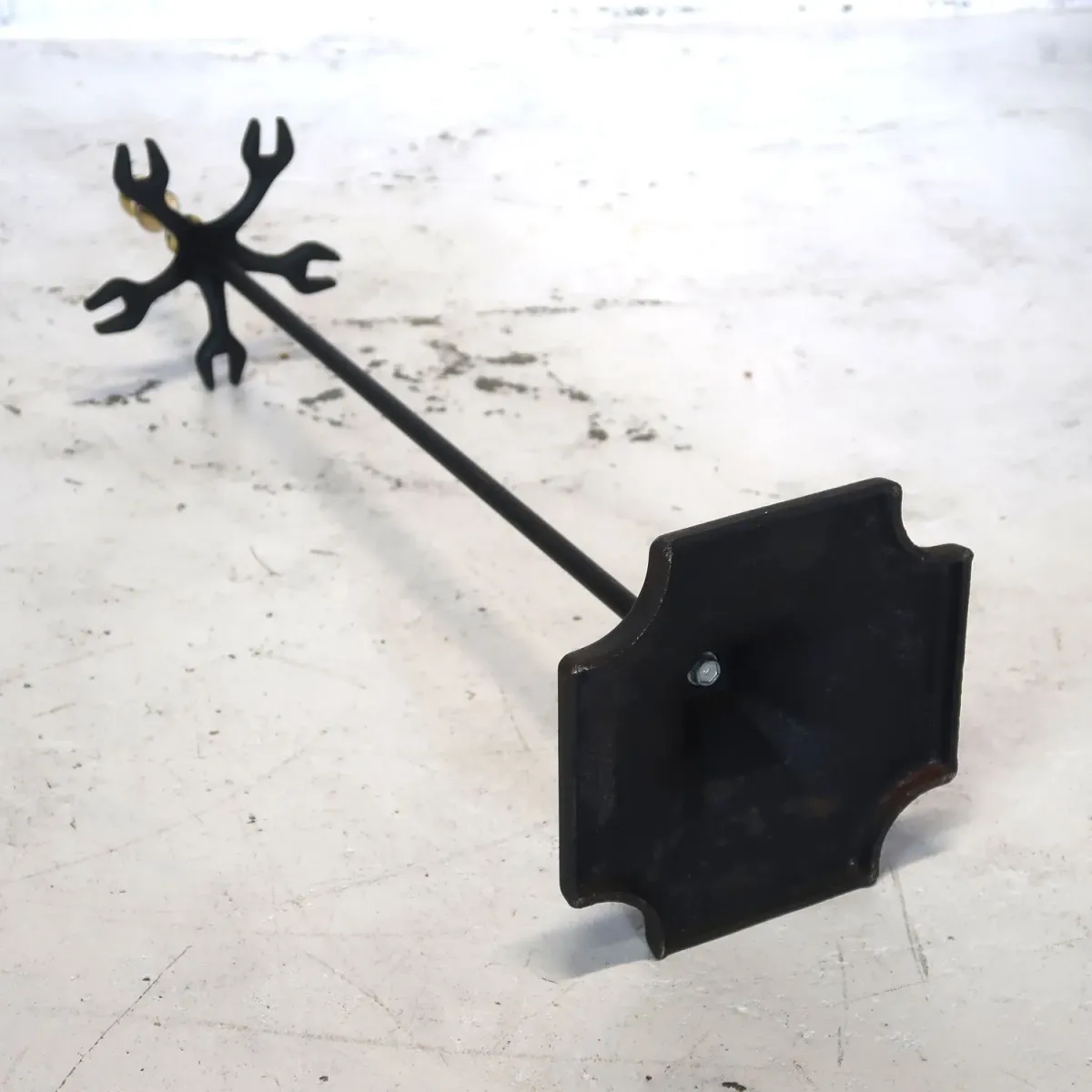 THE ADAMS CO. ビンテージ メタル ファイヤーツールセット