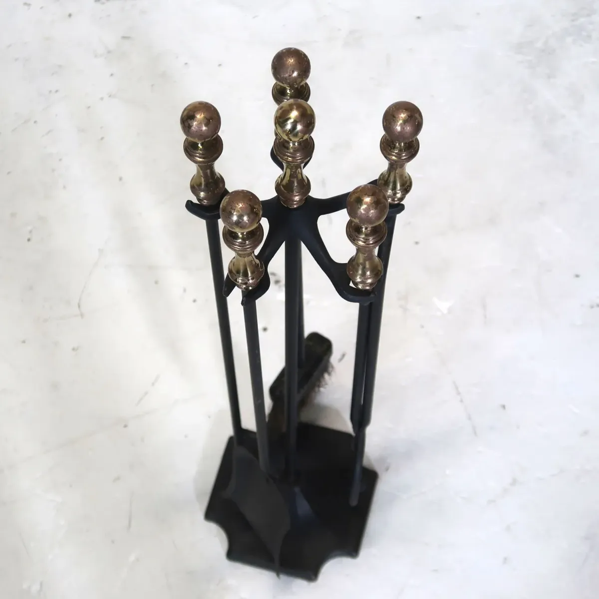 THE ADAMS CO. ビンテージ メタル ファイヤーツールセット