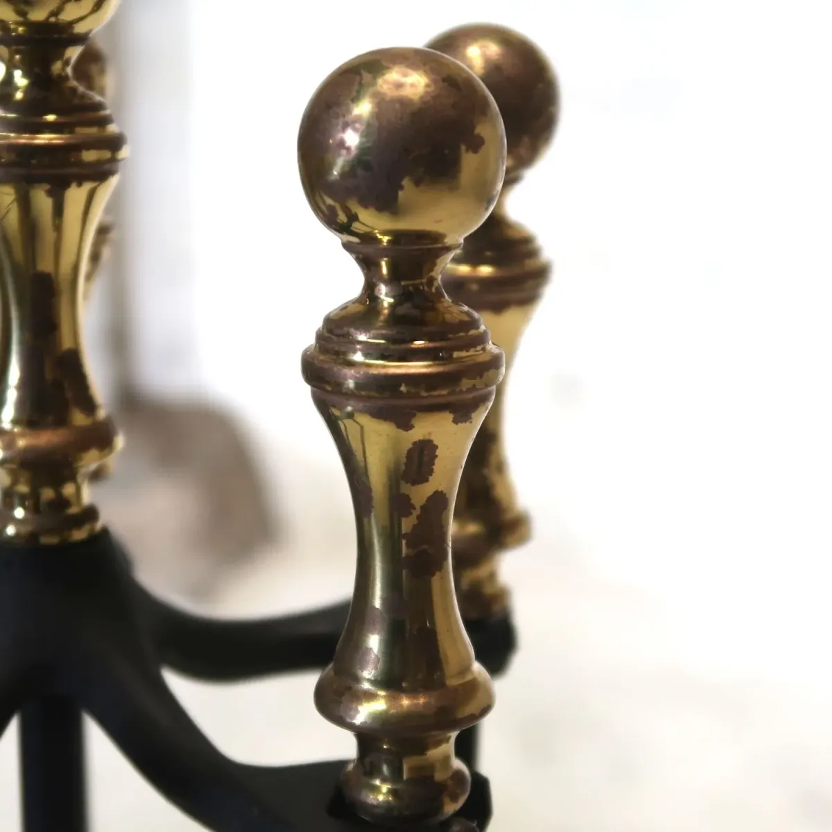 THE ADAMS CO. ビンテージ メタル ファイヤーツールセット