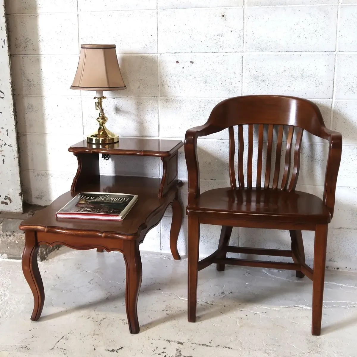 アンティーク ステップエンドテーブル