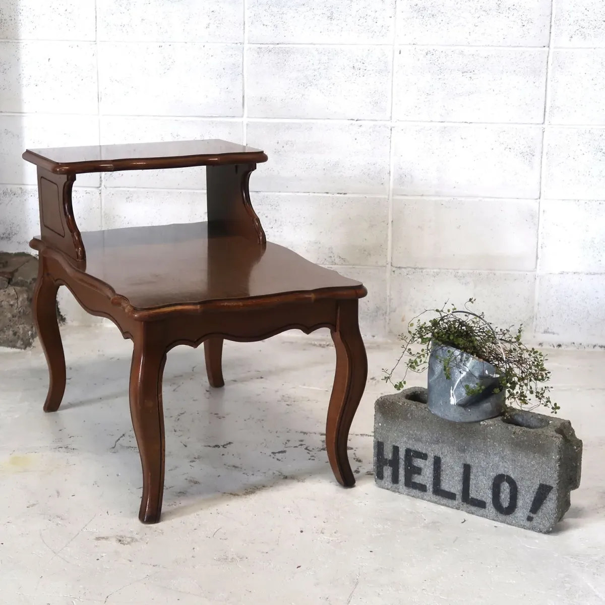 アンティーク ステップエンドテーブル