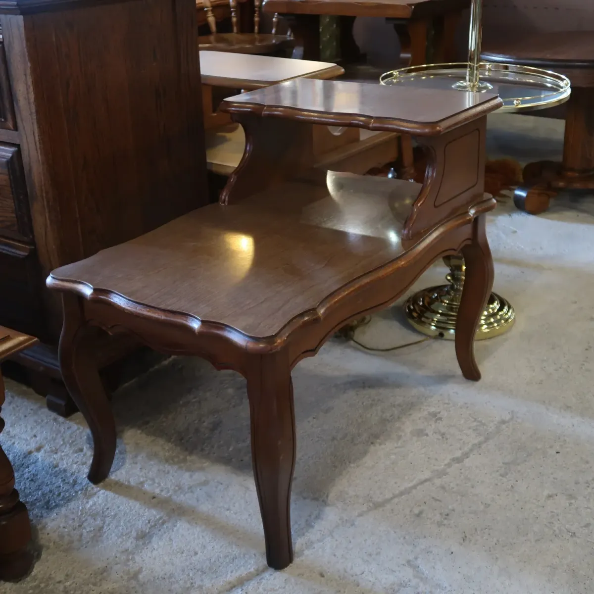 アンティーク ステップエンドテーブル