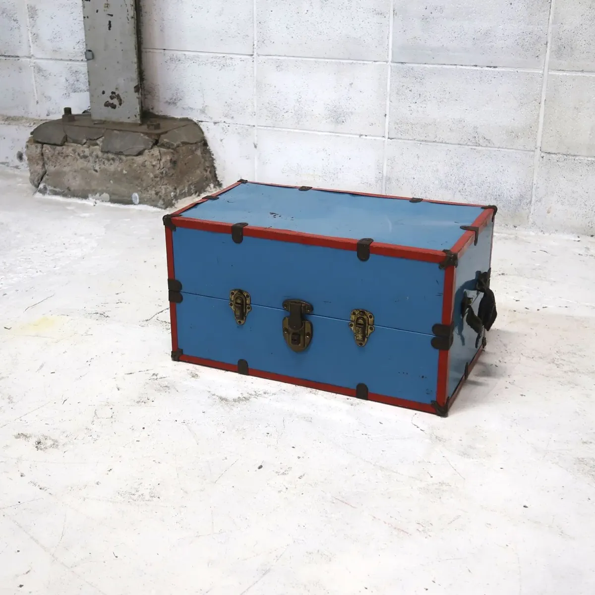 ビンテージ メタルトランク