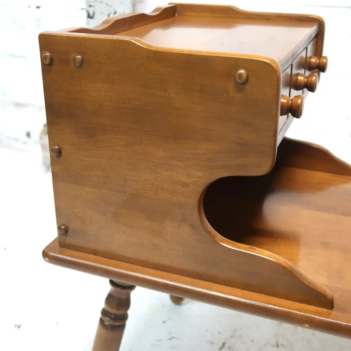 Baumritter アンティーク ステップエンドテーブル