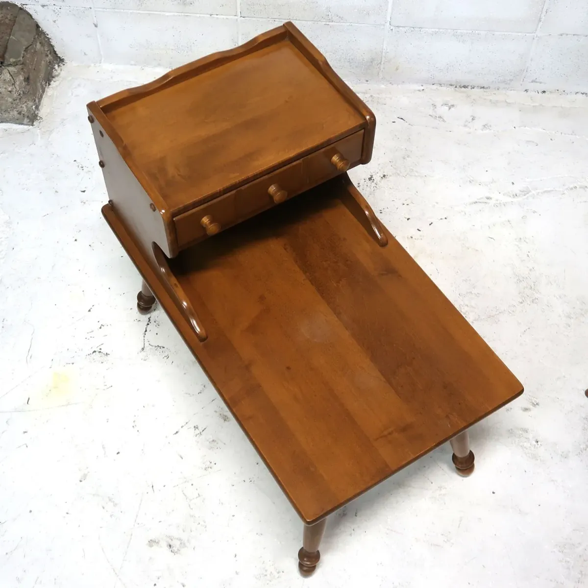 Baumritter アンティーク ステップエンドテーブル