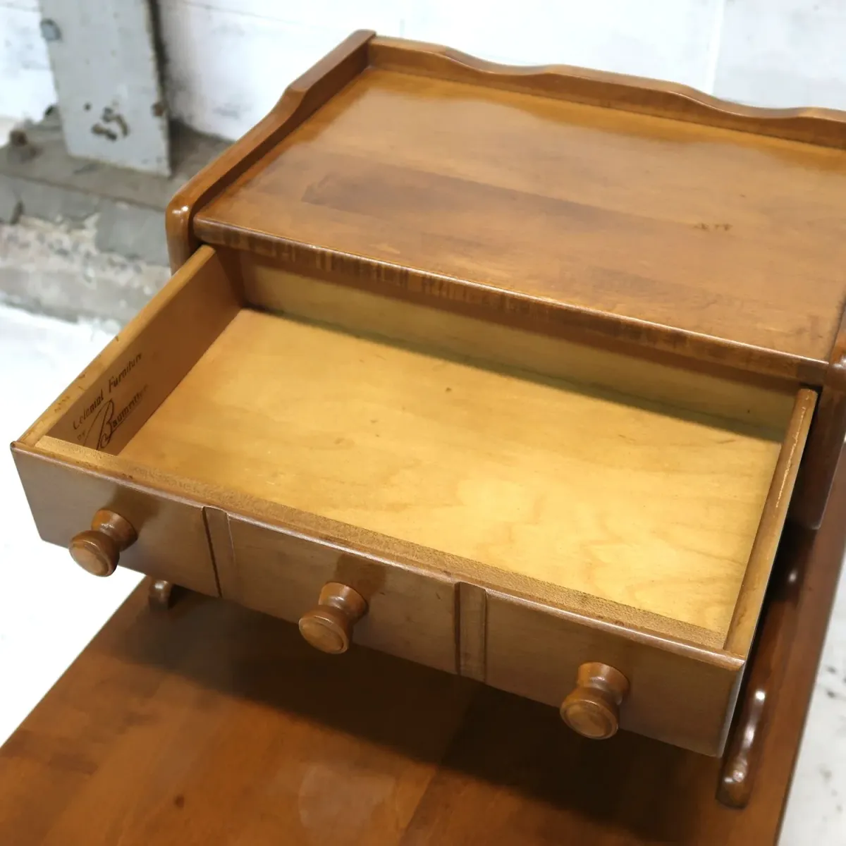 Baumritter アンティーク ステップエンドテーブル