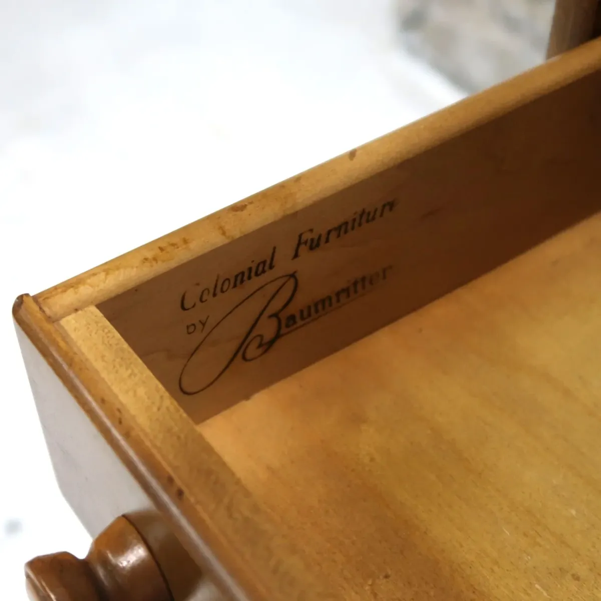 Baumritter アンティーク ステップエンドテーブル