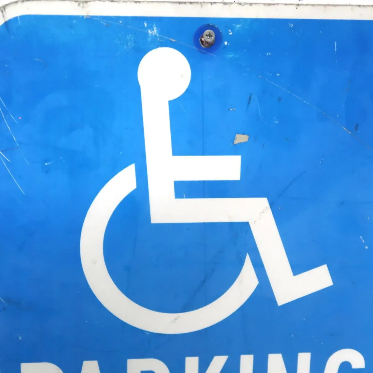 PARKING ONLY ロードサイン