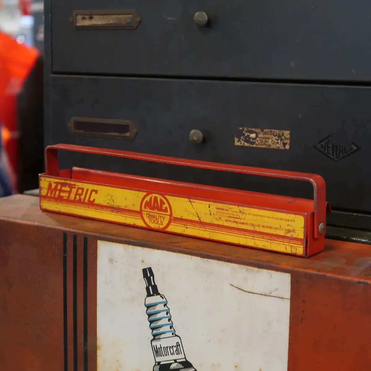 MAC TOOLS ビンテージ メタル ツールトレイ