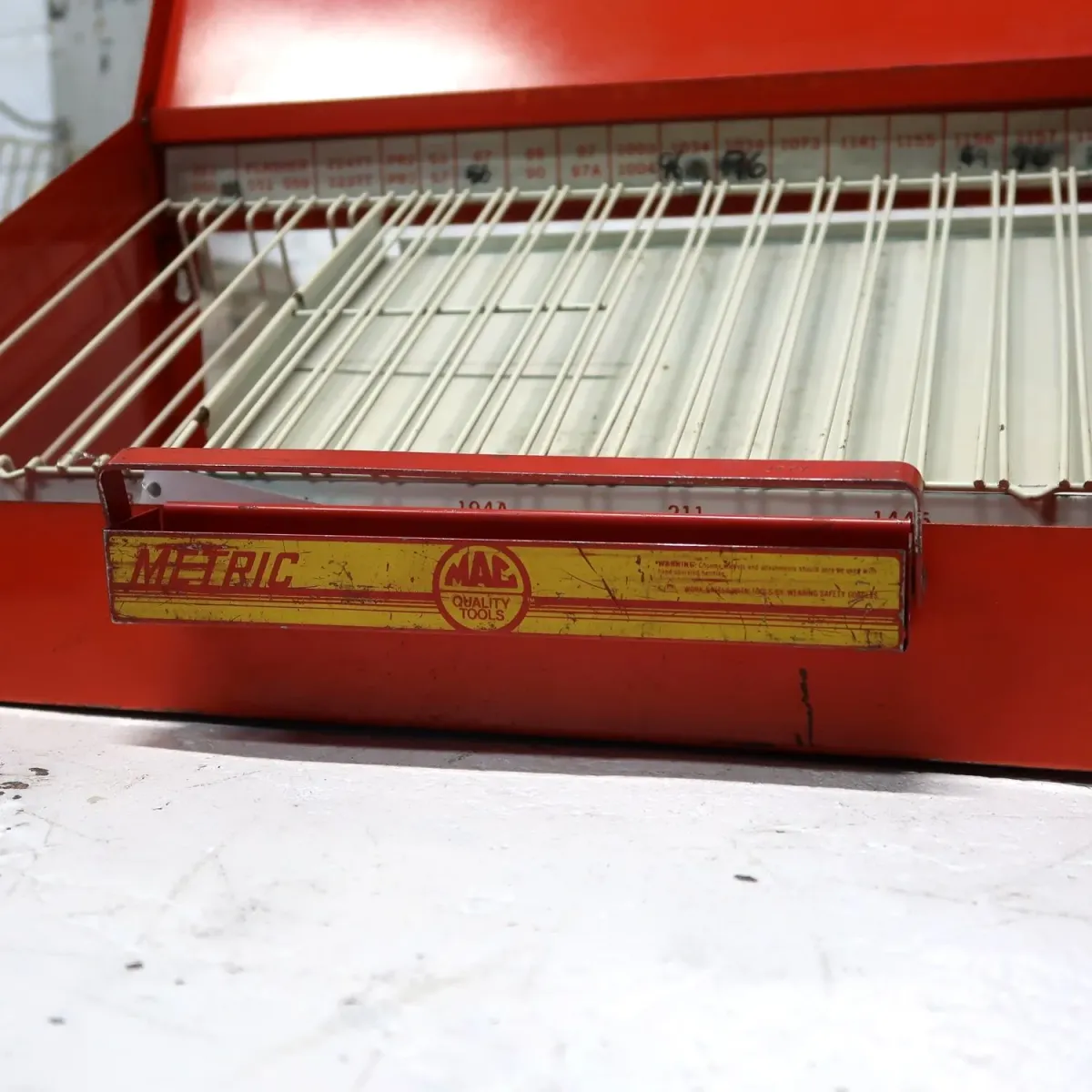 MAC TOOLS ビンテージ メタル ツールトレイ