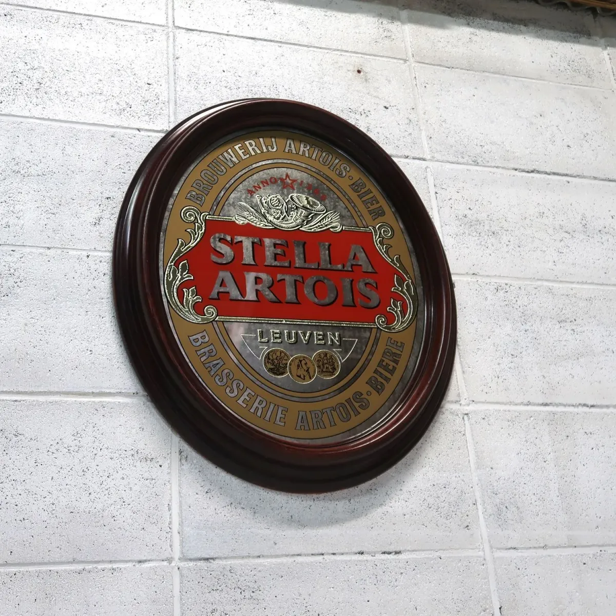 STELLA ARTOIS ビンテージ パブミラー