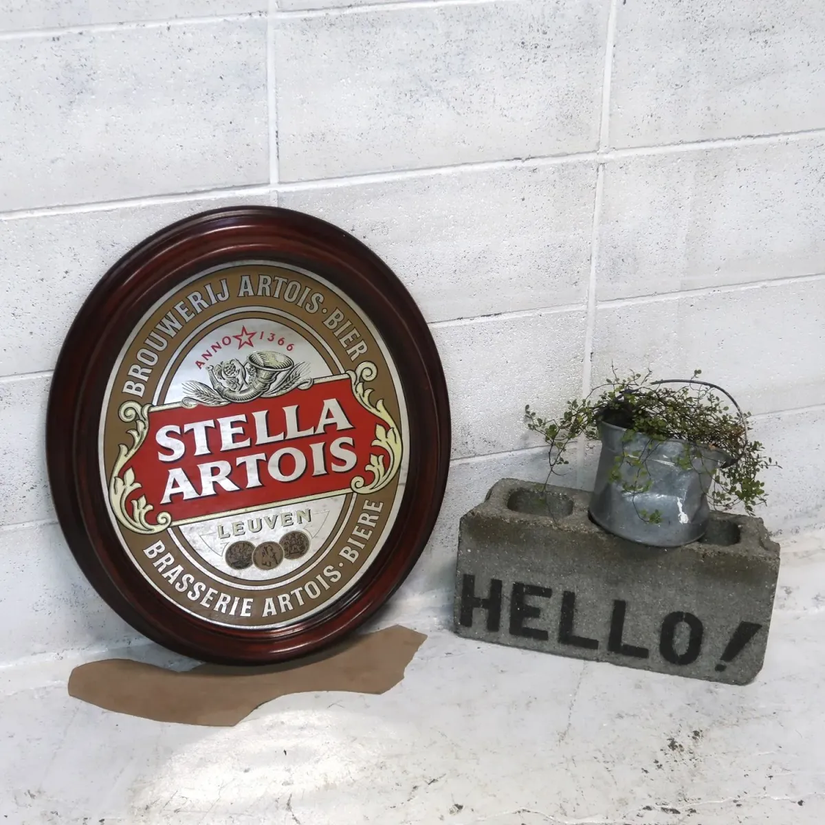 STELLA ARTOIS ビンテージ パブミラー