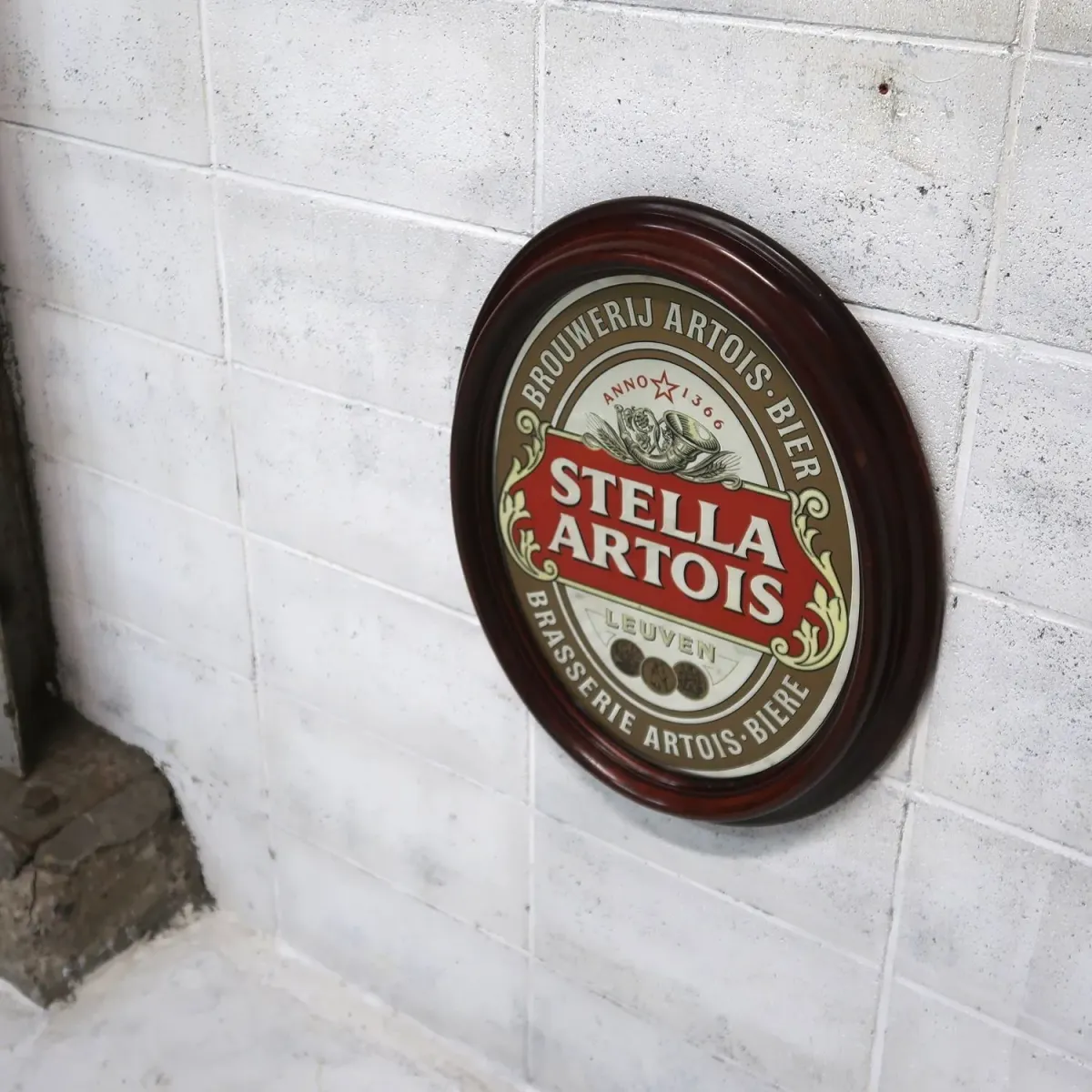 STELLA ARTOIS ビンテージ パブミラー