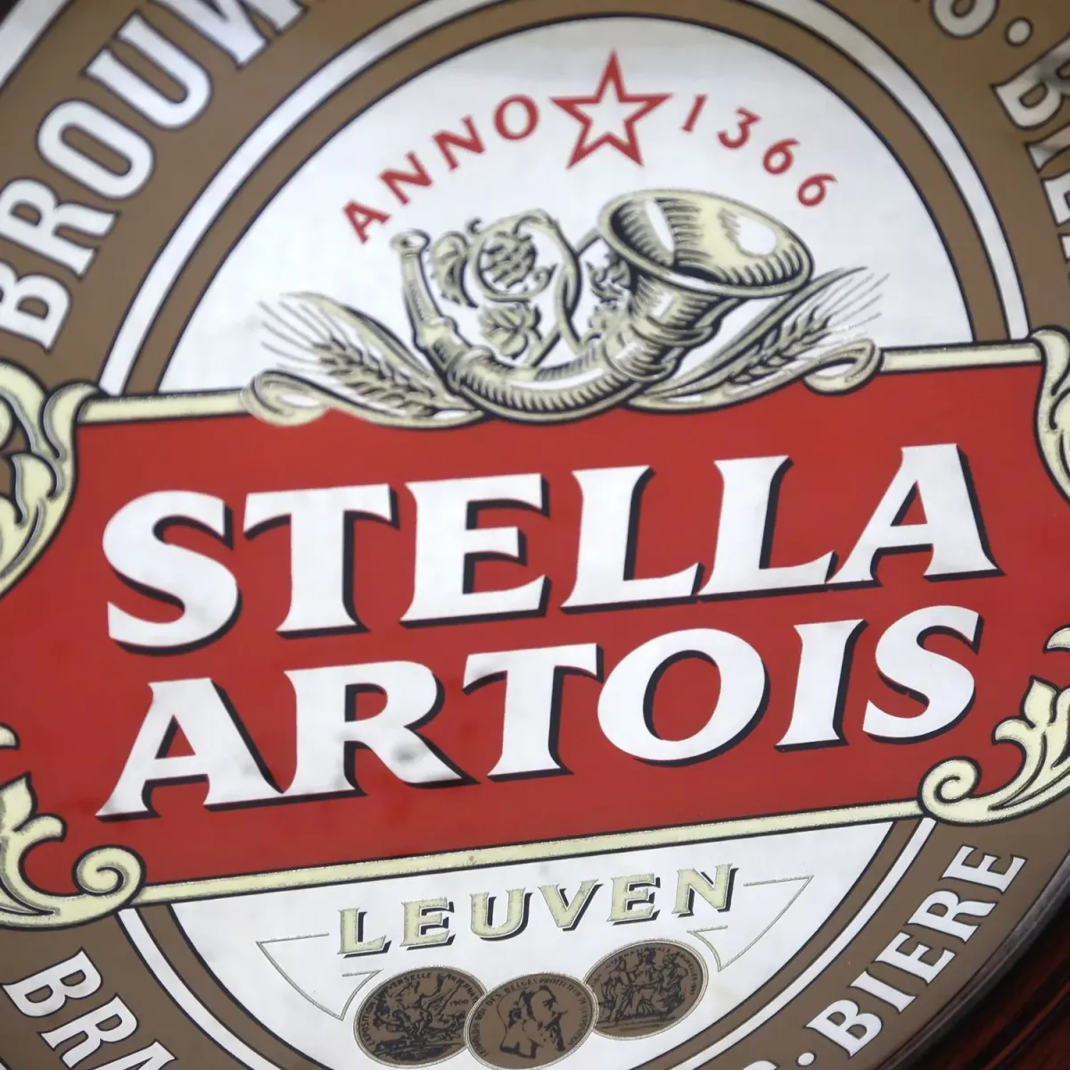 STELLA ARTOIS ビンテージ パブミラー