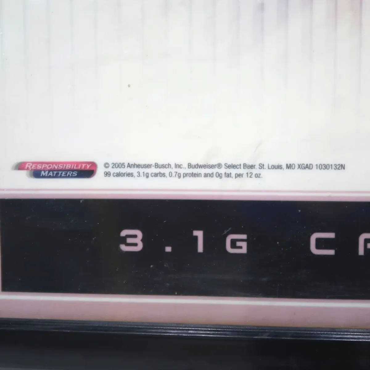 Budweiser SELECT ライトサイン