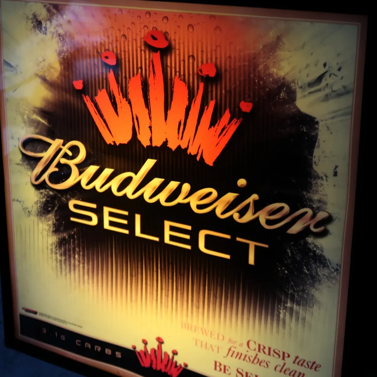 Budweiser SELECT ライトサイン