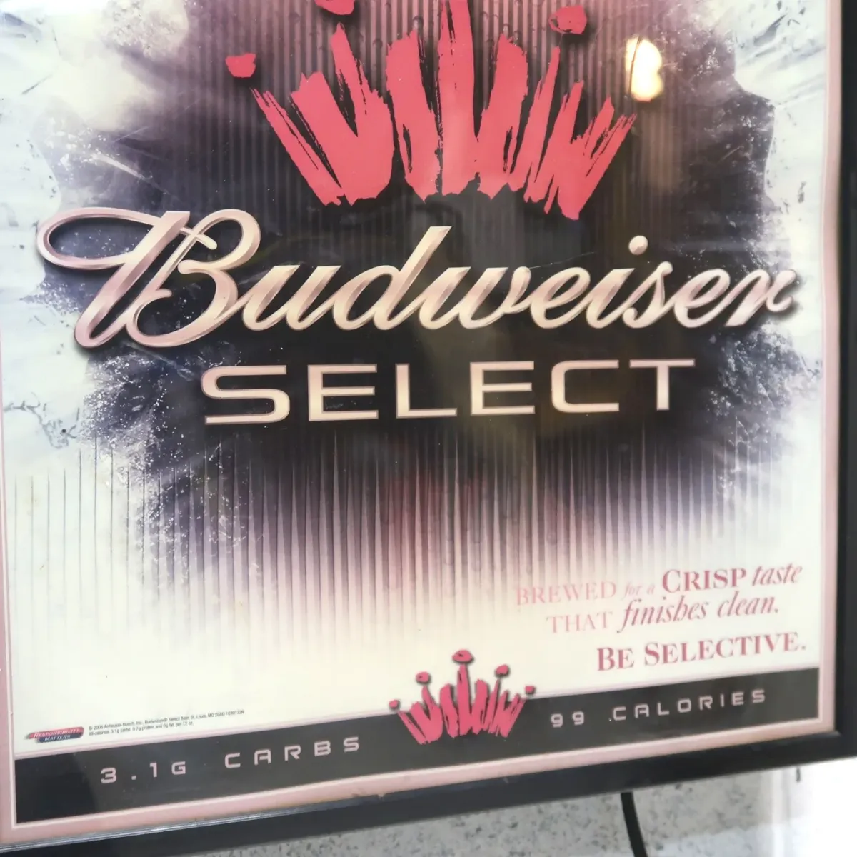 Budweiser SELECT ライトサイン