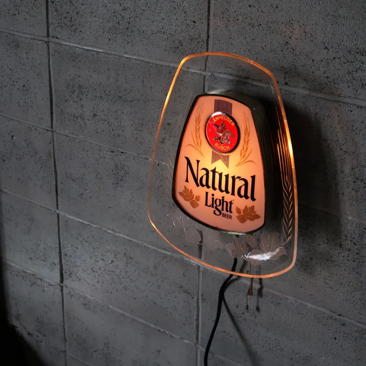 Natural Light ビンテージ ライトサイン