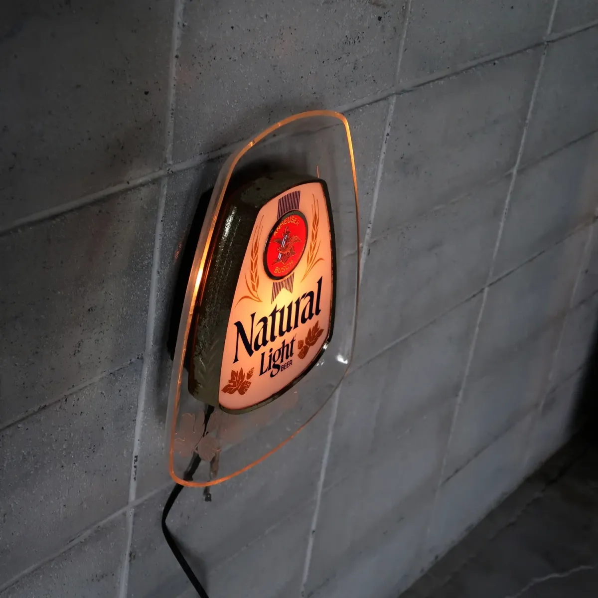 Natural Light ビンテージ ライトサイン