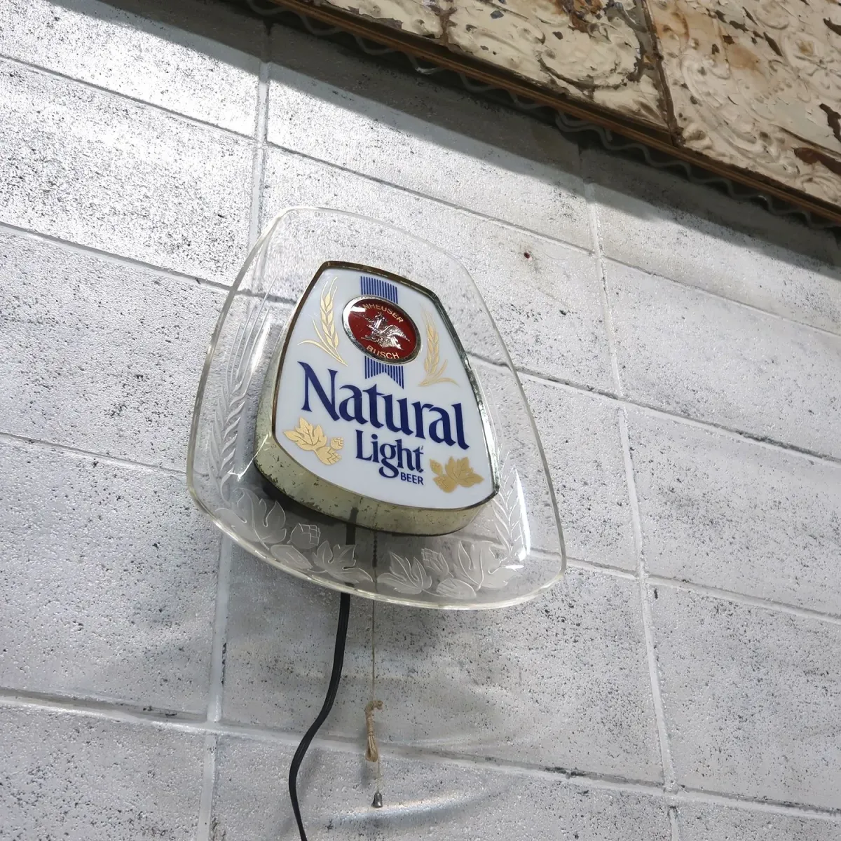 Natural Light ビンテージ ライトサイン