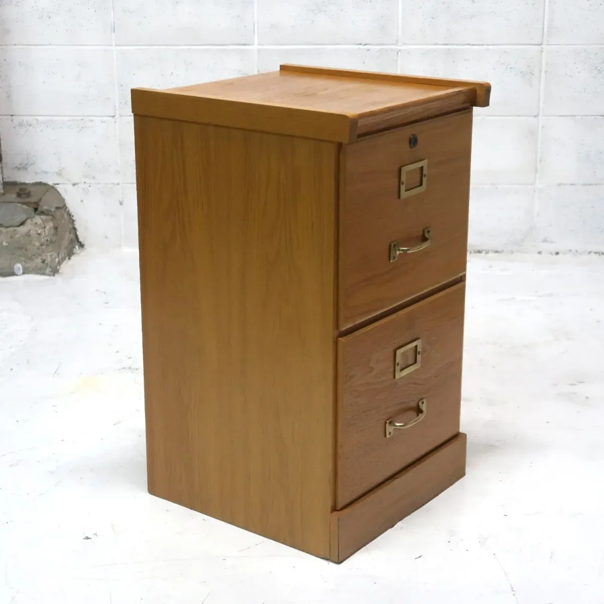 ビンテージ ウッドファイルキャビネット
