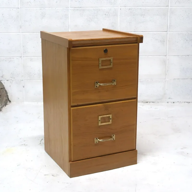ビンテージ ウッドファイルキャビネット