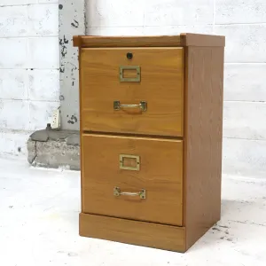 ビンテージ ウッドファイルキャビネット