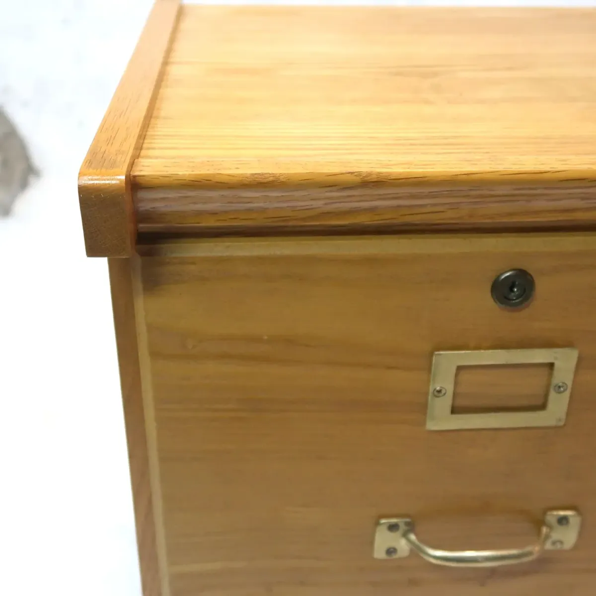 ビンテージ ウッドファイルキャビネット