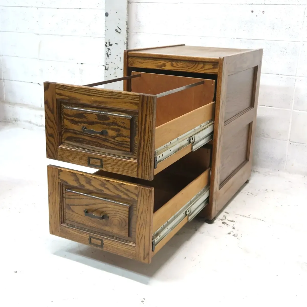 ビンテージ ウッド ファイルキャビネット