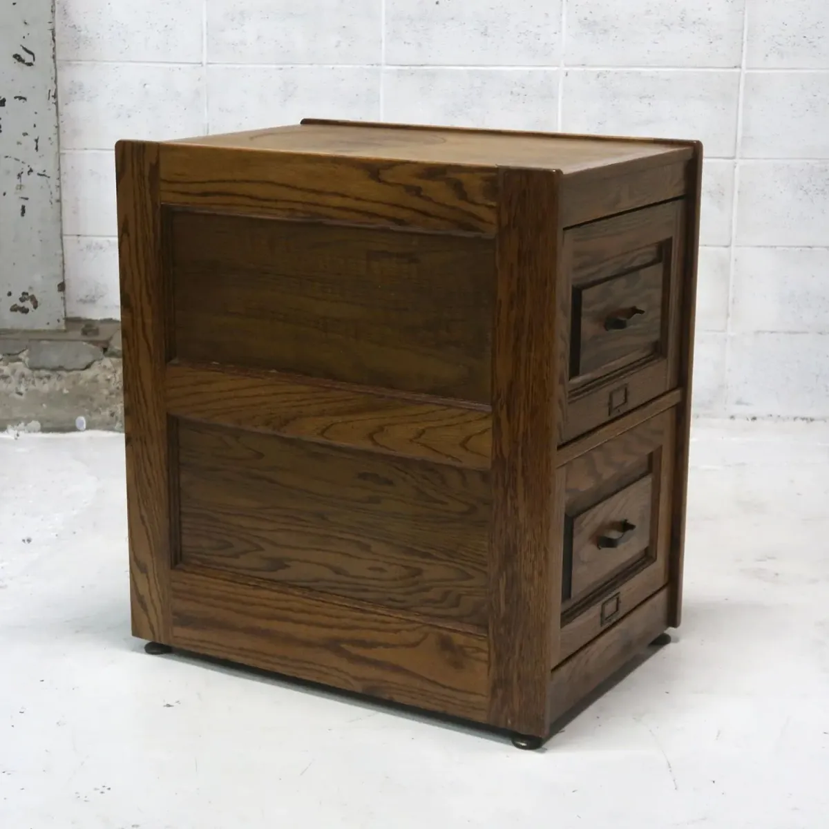 ビンテージ ウッド ファイルキャビネット